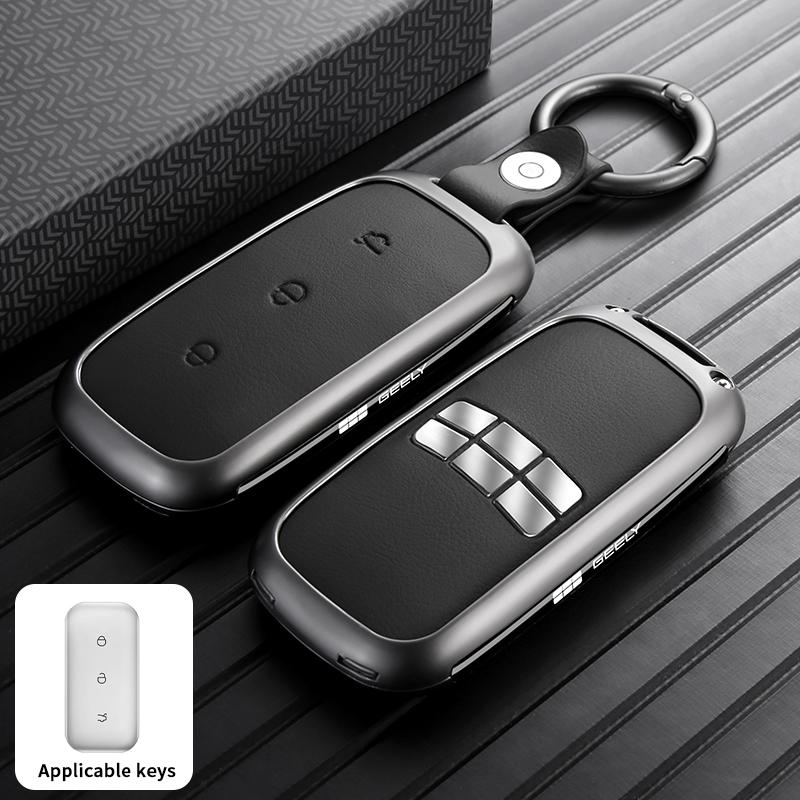 Car Key Cover for Geely EX5 Key Fob Case Premium Zinc Alloy Full Protection Shockproof Starray EM-i E.MAS 7 Car Accessories