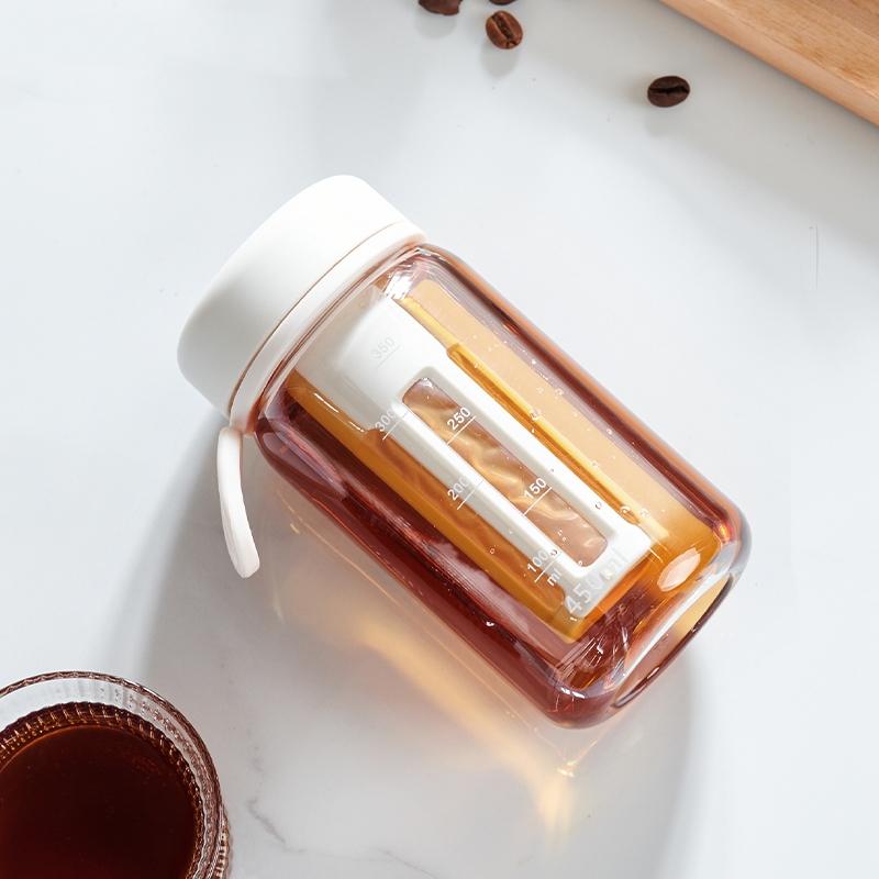 Summer Water Cup Cold Brew Portable Lemon Juice Smoothie Cup Green Juicer Cup Juice Filter Cup With Tea Separator Tea Cup