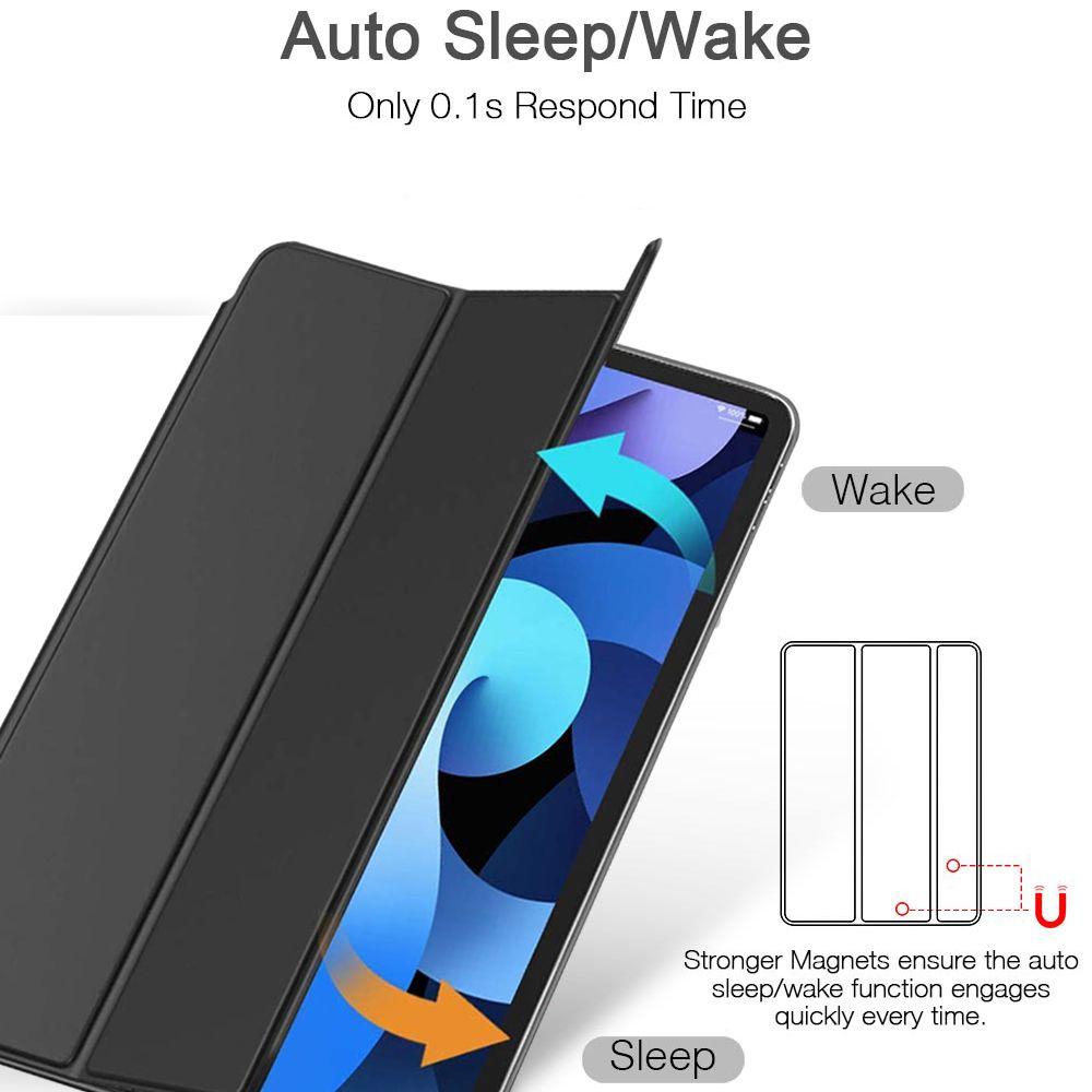 Защитный чехол-книжка подставка для планшета Samsung Galaxy Tab A8 10.5'' для SM-X200 X205 Чехол Тройной складной задний чехол для x200 Пленка
