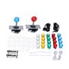 QM070906 Two Player Version Arcade Game DIY Kit LED Button 8 Way Joystick for Windows Arcade Games