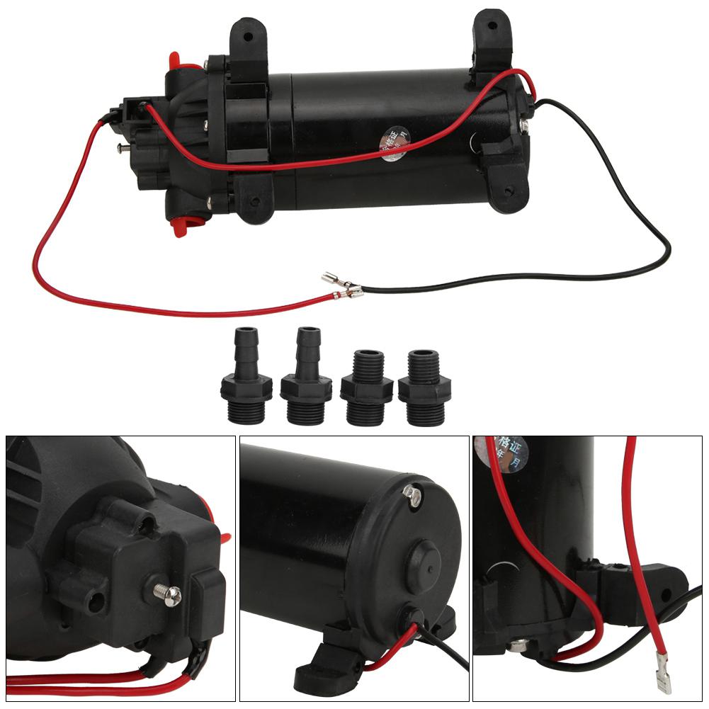Water Yacht Engineering Plastics Electric Driver 12V Micro High Pressure Motor Home Diaphragm Pump