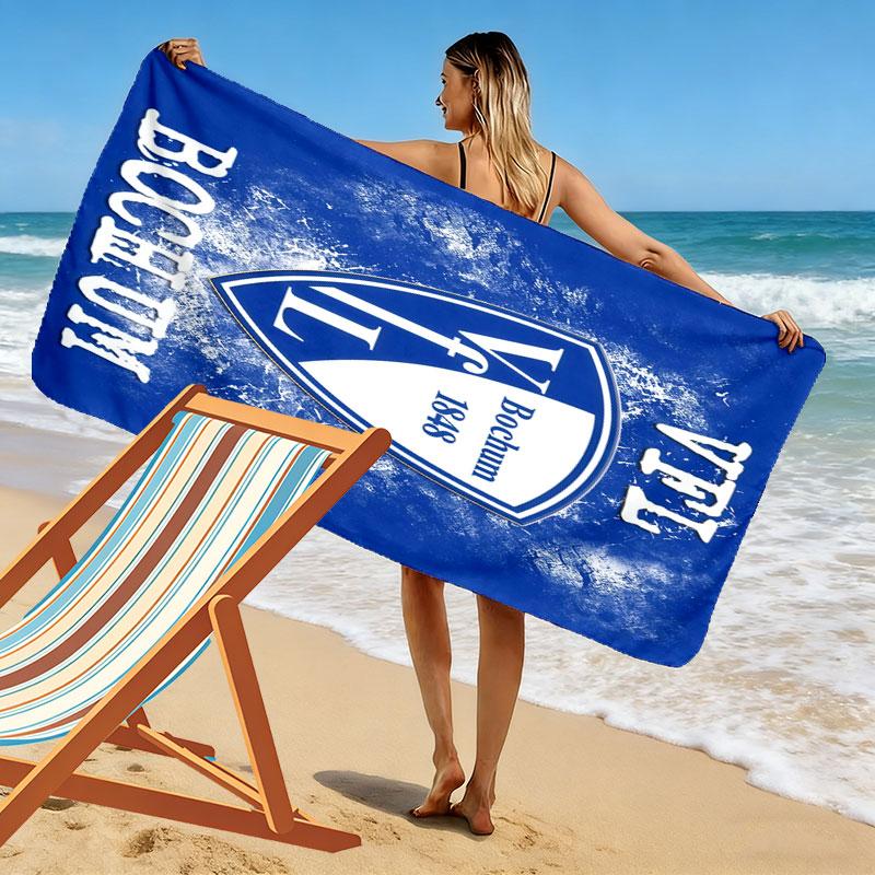 VfLBochum Beach Towel, Large Soft Quick Dry Towel for Beach Camping Swimming