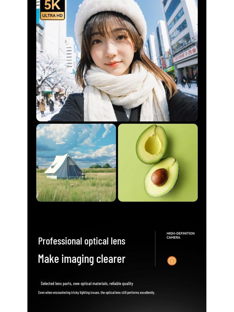 4K Ultra-Clear Camcorder with Long-Lasting Removable Battery - Perfect for Travel