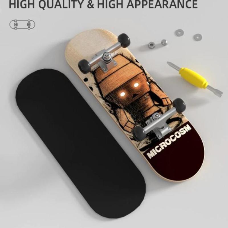 Игрушки Finger Skateboard Деревянный Finger Scooter Профессиональный Fingerboard Настольная игрушка Для взрослых Подростков/Детей