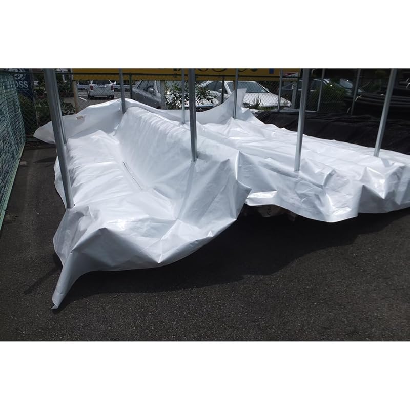 Hagiwara Industries Snowtex Super Cool Теплоотражающий лист 1,8 м x 2,7 м Жемчужно-белый/Серебристый