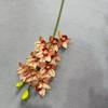 Artificial Cymbidium Hookerianum 10 Heads Simulated Vanda Cymbidium Tropical Phalaenopsis Tiger Orchid Plant