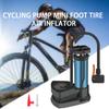 Wide Compatibility Bicycle Foot Pump High Pressure Convenient Mini Pump Bike Wheel Air Inflator