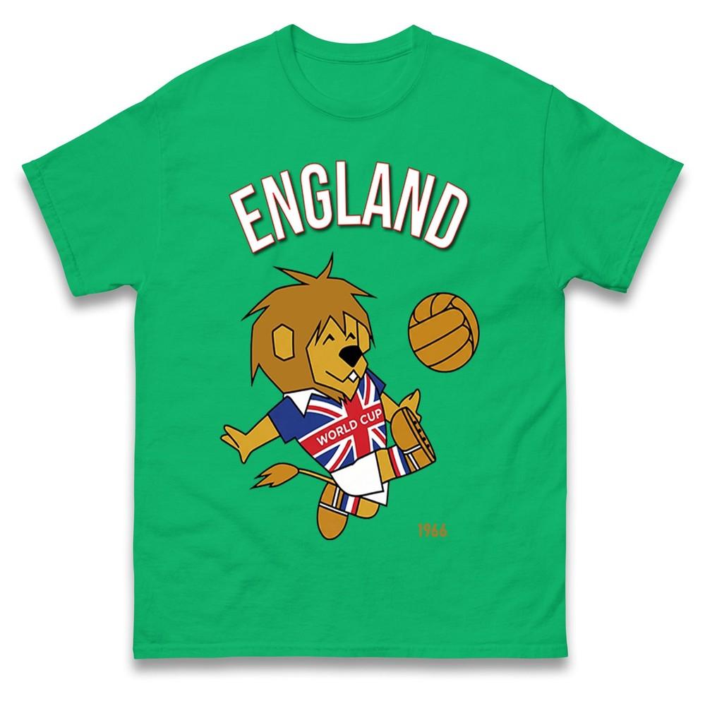 World Cup Willie England 1966 T Shirt England World Cup Winners 1966 Tee Shirt