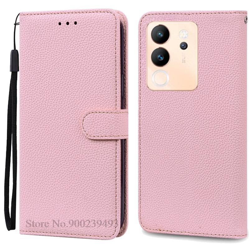 Для Vivo V30 Lite 5G чехол кожаный кошелек раскладной телефон чехол для Vivo V30 Lite чехол-книжка для Vivo V30Lite чехол Fundas Shell