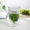 Бокал для вина Nordic Personality Trend Cups Vintage Drinkware Retro Relief Glass Water Cup Creative Milk Breakfast Tea Coffee Cup