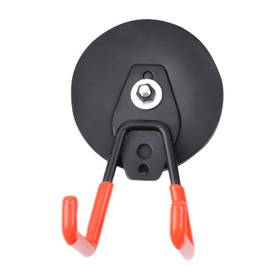 Сверхпрочный магнитный крючок для хозяйственных нужд Сильный Легкая установка Магнит для гаража ПВХ Антискользящее покрытие Крючок для хранения