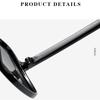 Large Frame Korean Gradient Men Sunglasses UV Resistant Square Frame Women's Glasses  Accessories