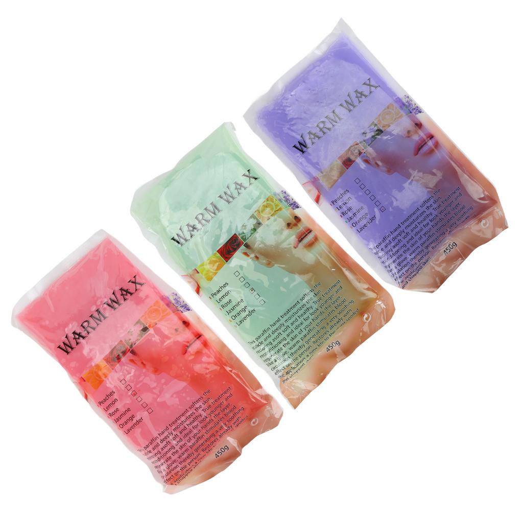 Парафиновый воск, 450 г, глубоко увлажняющие парафиновые шарики, блоки для рук, ног, сухая кожа, жесткие мышцы