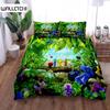 Pikmin Bugs Duvet Cover Set King Queen Double Full Twin Single Size Bed Linen Set