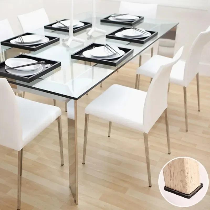 18/360 шт. фетровые накладки на ножки стульев, круглые, квадратные, напольные протекторы, самоклеящиеся накладки на ножки столов, бампер, противоскользящий коврик для мебели