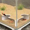 Artificial Resting Cave Shelter Aquarium Decors Landscape for Beautify Aquarium Landscaping Appearance Tunnel