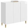 Sideboard High Gloss White 89 x 34.5 x 80 cm Particleboard