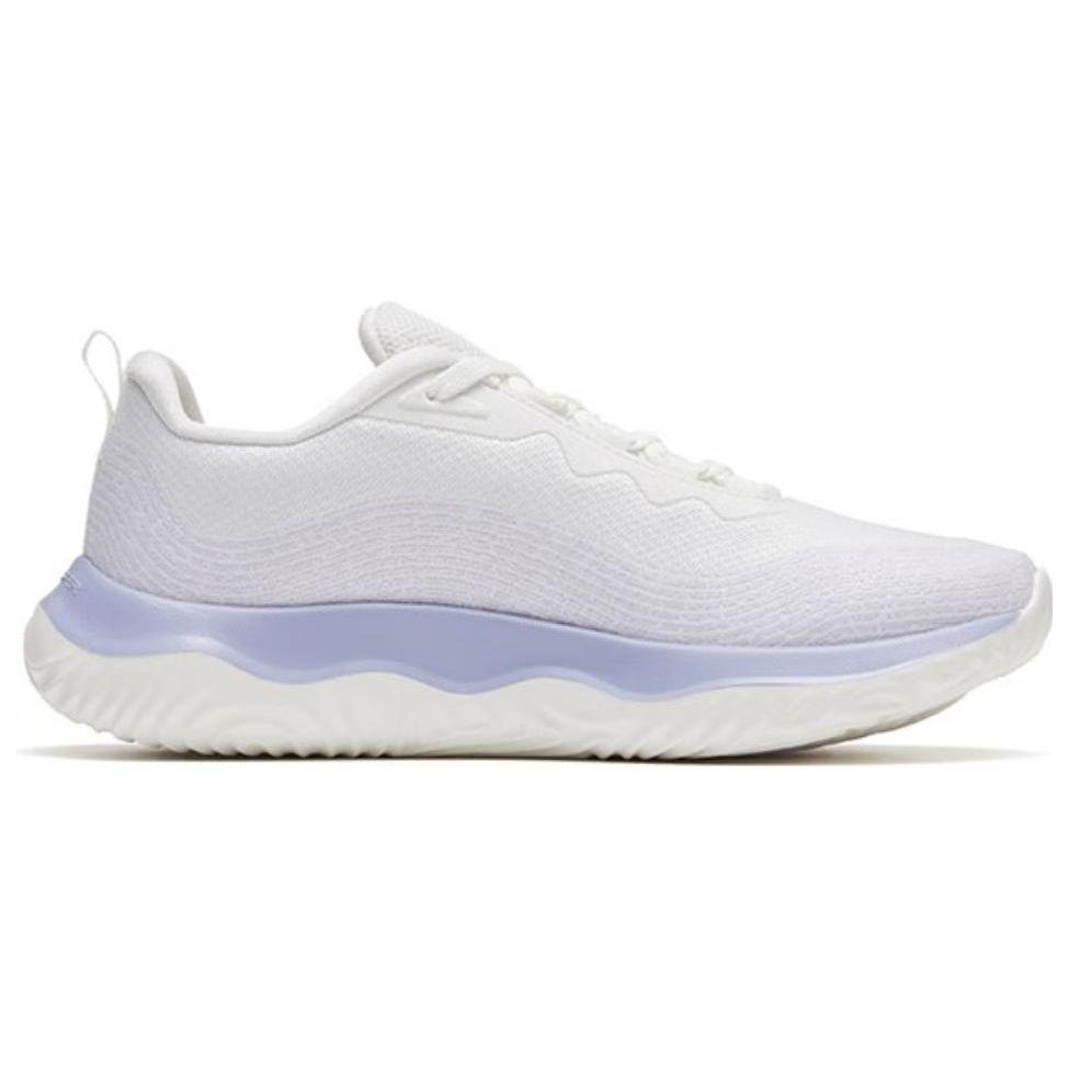 Anta Кроссовки женские Shenxing Shock Absorbing Non-Slip Durable Low-Go, белые, фиолетовые, 122317719-6