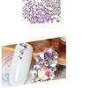 1440Pcs Crystal Nail Art Rhinestones FlatBack Glitter Diamond 3D Nail Tips Decor