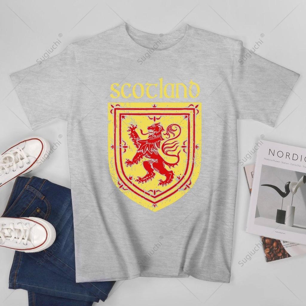 Unisex Unisex Scottish Rampant Lion Scotland Coat of Arms Tshirt Tees T Shirts WoUnisex Boys 100 Cotton TShirt