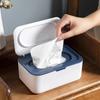 Wet Wipes Dispenser with Lid Dustproof Tissue Storage Box for Home Office Baby Wet Tissue Mask Storage Box Kitchen Organizer