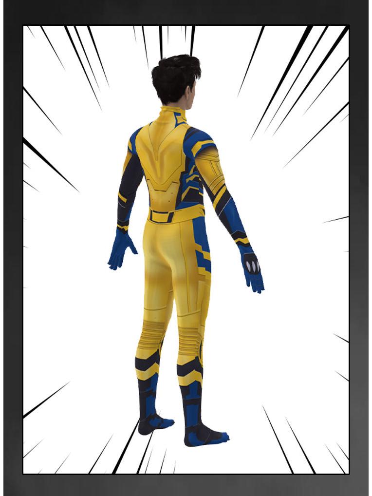 Детский костюм оборотня Росомахи на Хэллоуин – Костюм для косплея Аниме Мстители