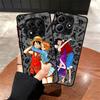 Чехол для пары One Piece Луффи для Xiaomi Redmi Note 14 9S 10 13C 14C A4 12 11 13 Pro Plus Задняя крышка телефона Funda