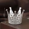Mini Crown Alloy Princess Crown Kids Hair Accessories Birthday Festival Performance Party Cake Decorating Tool