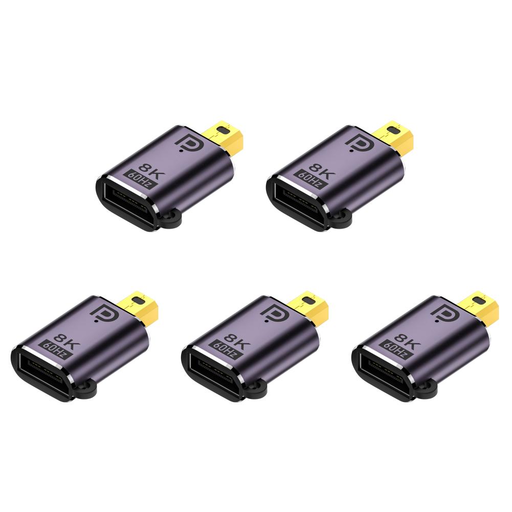 Адаптер DP1.4 к мини-адаптеру 8K 60 Гц с индикаторными лампочками для ПК (В)