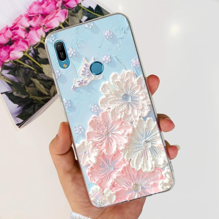 Чехол для Huawei Y6 2019 Y6 Prime 2019 Модный расписной чехол Прозрачный силиконовый чехол для телефона Для Huawei Y6s 2019 Y6 Pro 2019 Мягкий чехол