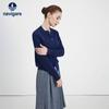 Женский кардиган Navycare с круглым вырезом, 100% шерсть