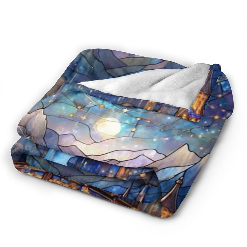 Soft Blanket Travel Office Velaris City of Starlight Bedding Throws Flannel Bedspread For Living Room Funny Sofa Bed Cover