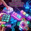 Светящийся брелок-клавиатура - Игрушка-антистресс для снятия тревоги, Портативный настольный аксессуар, Подарок, Декор для офиса