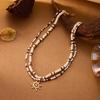 2pcs Boho Coconut Shell Wood Beads Necklaces Set for Women Men Vintage Sun Pendant Necklaces Summer Beach Party Jewelry Gifts