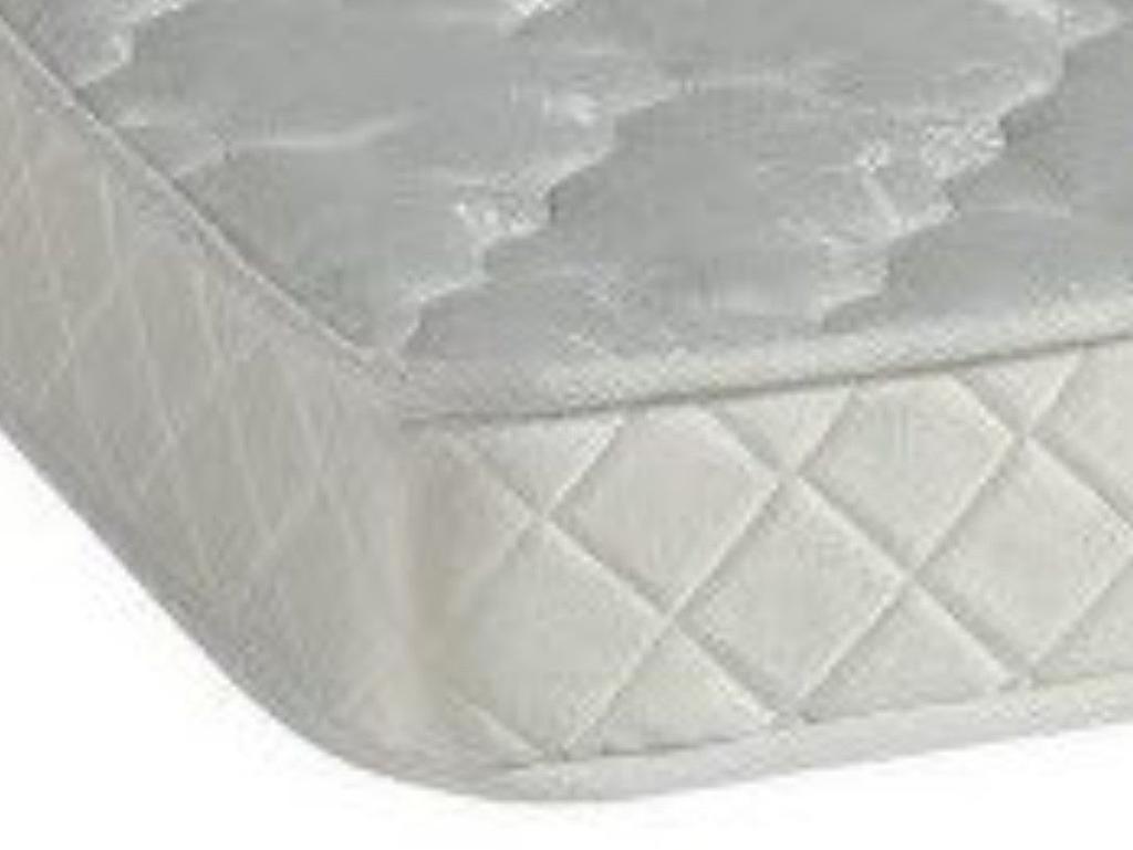 Matelas pour bébé 70x140 cm Hauteur 15 cm Hyppoallergénique - anti-acariens - Tissu Coton - Mousse Haute Résilience 33 Kg-m3