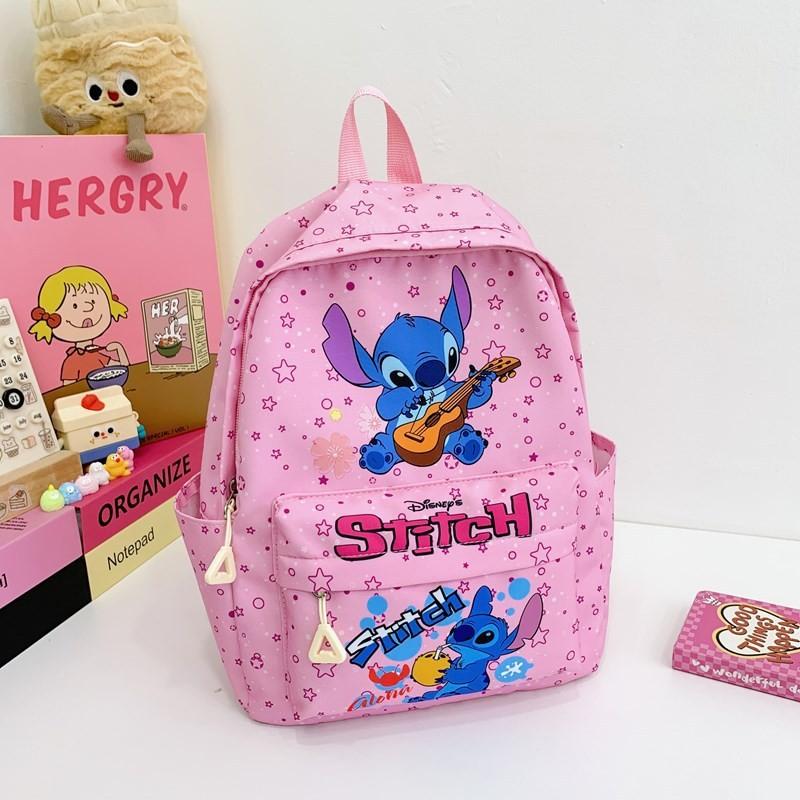 Детский рюкзак с гитарой, цветком, листом, ананасом, мультяшным узором