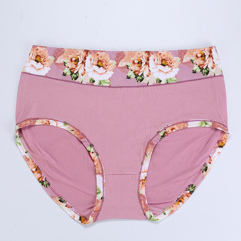 Women's Plus Size Floral Print Briefs - Comfortable Fit, Sizes 4XL-14XL