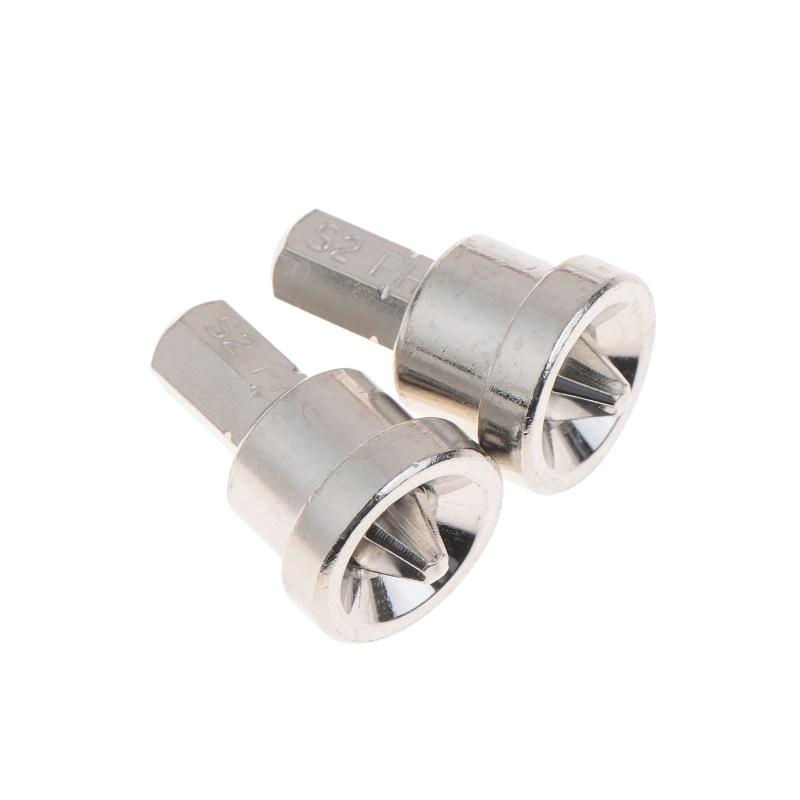 2Pcs 25mm + 3Pcs 50mm PH2 Screwdriver Bit Set For PlasterboardNo-Magnetic Cross Heads Wood Board Depth Stop Limit Cross Tips