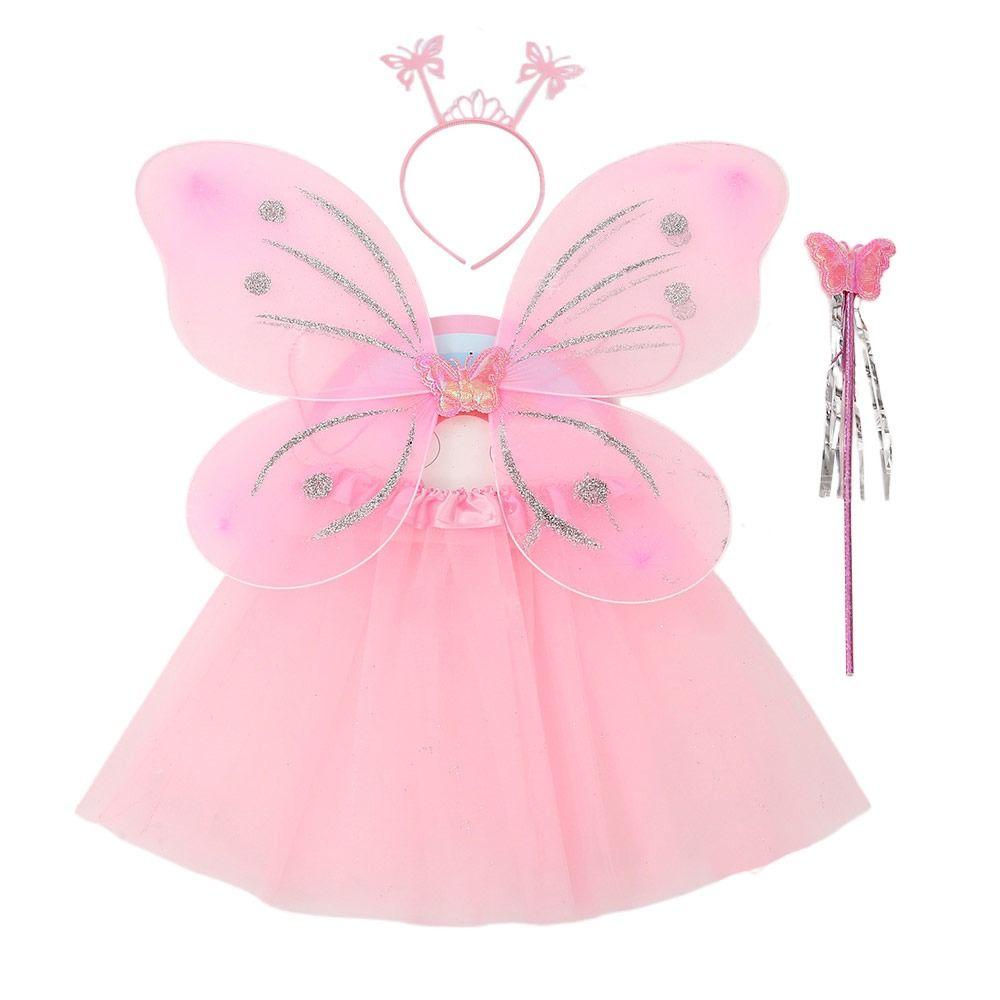 4 шт./компл. юбка-пачка принцесса костюм наборы переодевание фея крыло девушки