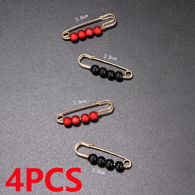 4 шт., комплект брошей из искусственного жемчуга, элегантный модный женский циркон, булавка на лацкане, свитер, платье, брошь, булавки, аксессуары «сделай сам», подарки