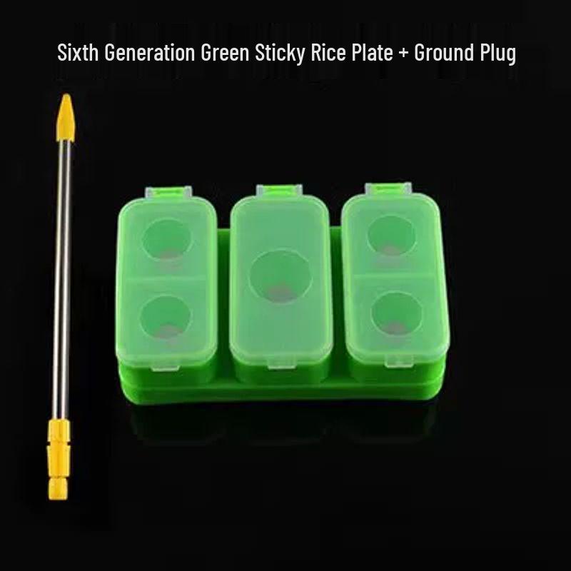 Fishing Stick Powder Plate & Dip Bait Set for Wild Rice Fishing