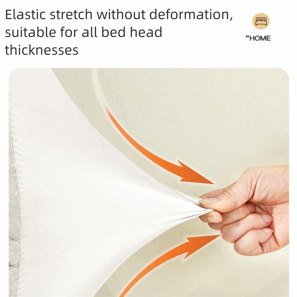 Простой стиль однотонное изголовье бархатная текстура моющийся чехол для изголовья чехол для изголовья дом