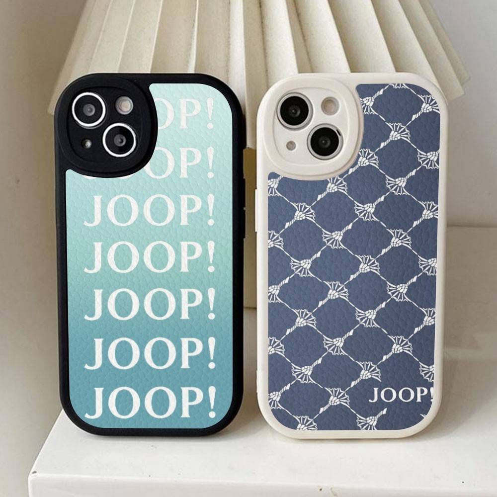 Модный бренд J-Joop Кожаный чехол для телефона Для iPhone 16 15 14 17 Pro Max 11 12 Mini Plus Мягкий чехол