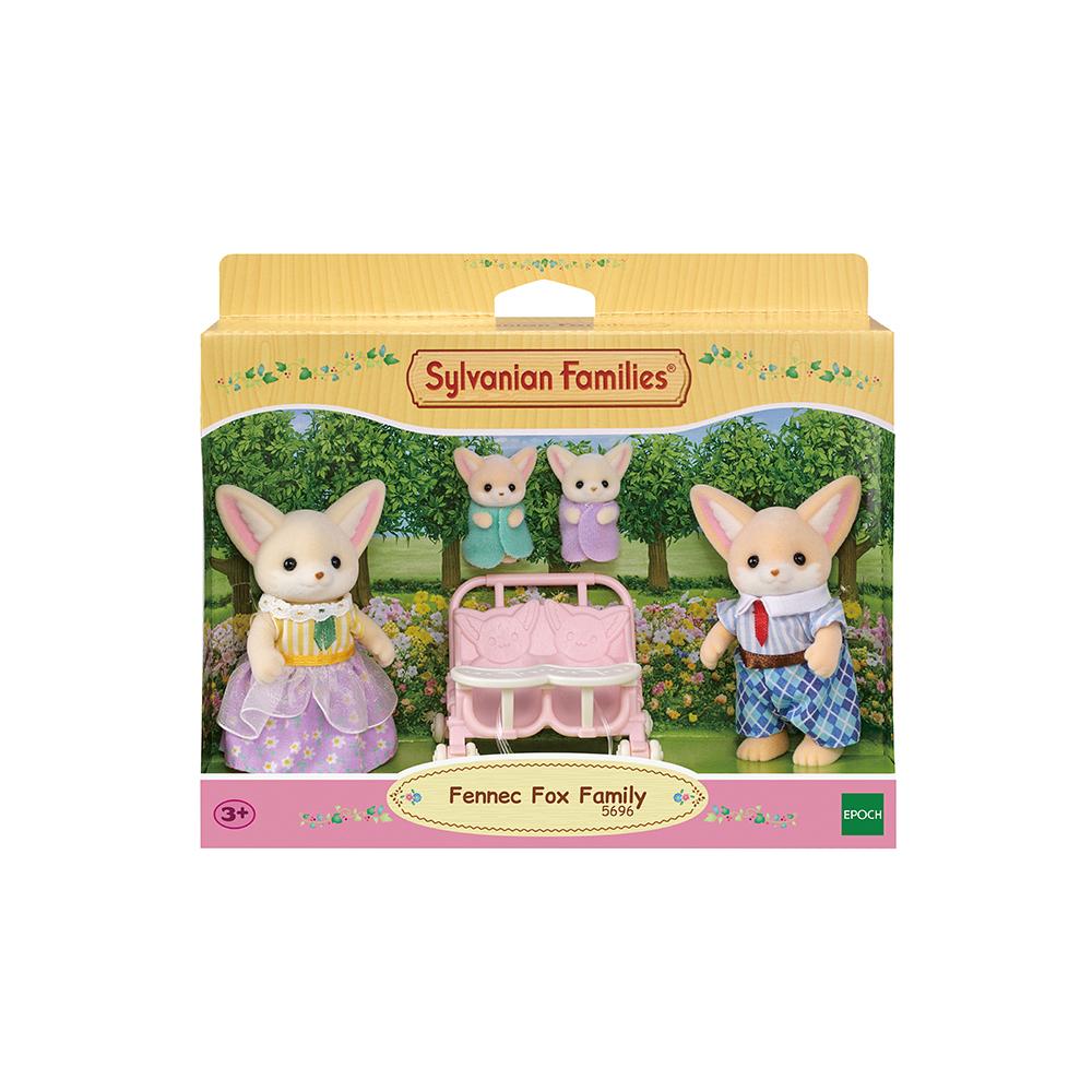 [Toytron] Sylvanian Families 5696 Desert Fox Family & Stroller Set