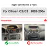 OSSURET Carplay 4G 2Din Android 13 автомобильное радио для Citroen C2 2002 - 2006 Citroen C3 мультимедийный видеоплеер интеллектуальный экран GPS DSP WIFI Авторадио