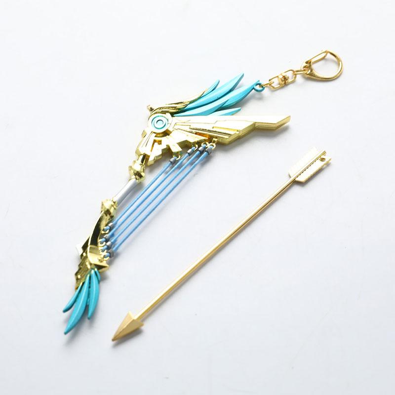 Брелок Genshin Impact с мечом Genshin Косплей Оружие Skyward Blade Брелок