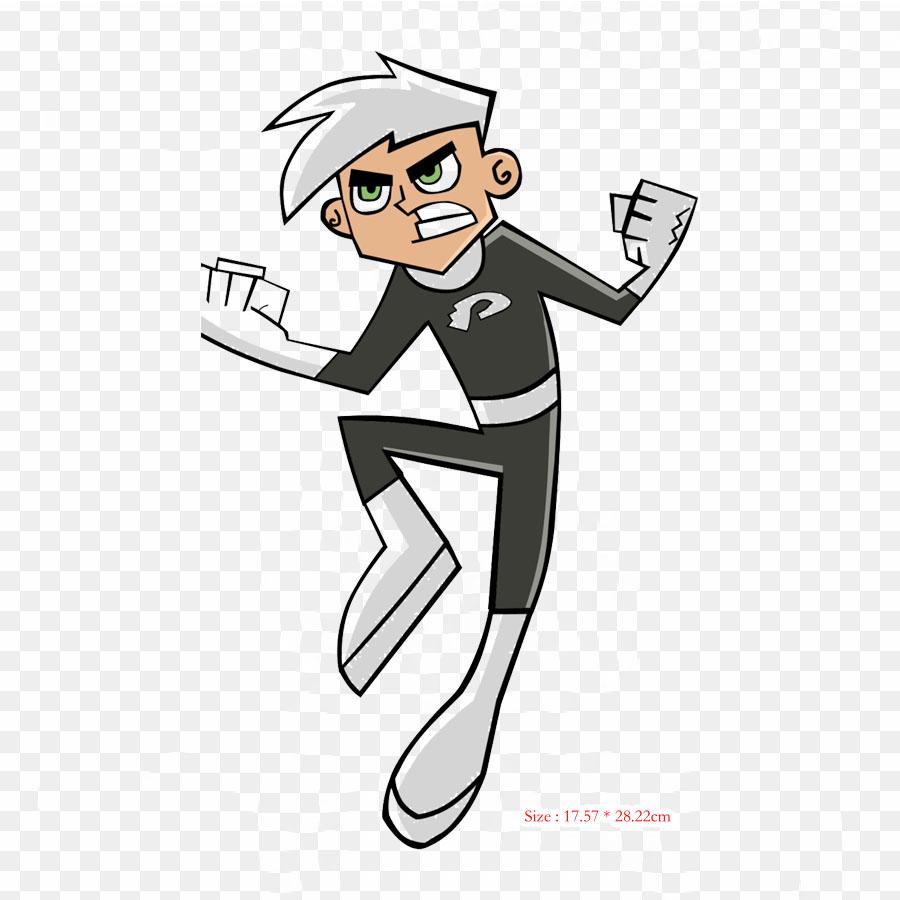 Danny Phantom Tucker Foley Jack Iron On Heat Transfer Printing Vinyl Patches Sticker for Clothes DIY Appliques Washable Patches