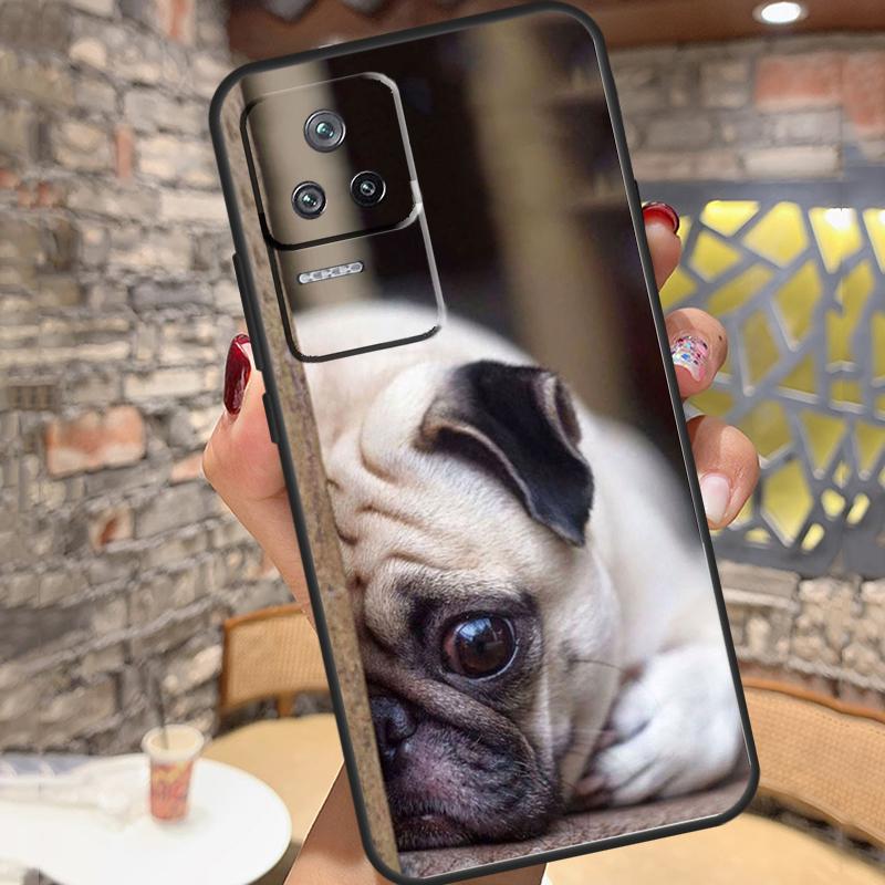 Pug Dog French Bulldog Case For Xiaomi 15 14 13 Ultra 11T 12T 13T 14T Pro POCO X7 X6 Pro X3 X5 M6 F5 F6 Pro Cover
