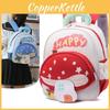 Kids School Backpack With Comfortable Shoulder System And Mushroom Pattern For Preschool Use