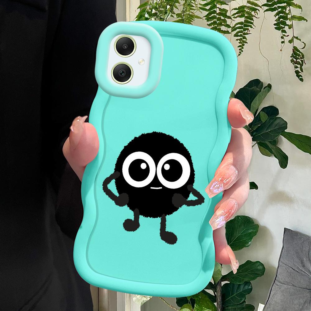 Прекрасный черный мягкий чехол для телефона Samsung Galaxy A52 A73 A12 A11 S24 Ultra 5G S23 S22 S21 S20 FE Wave Edge противоударный защитный резиновый чехол